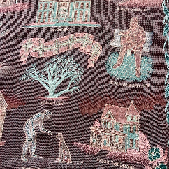 Vintage tapestry throw blanket - Picture 10 of 10